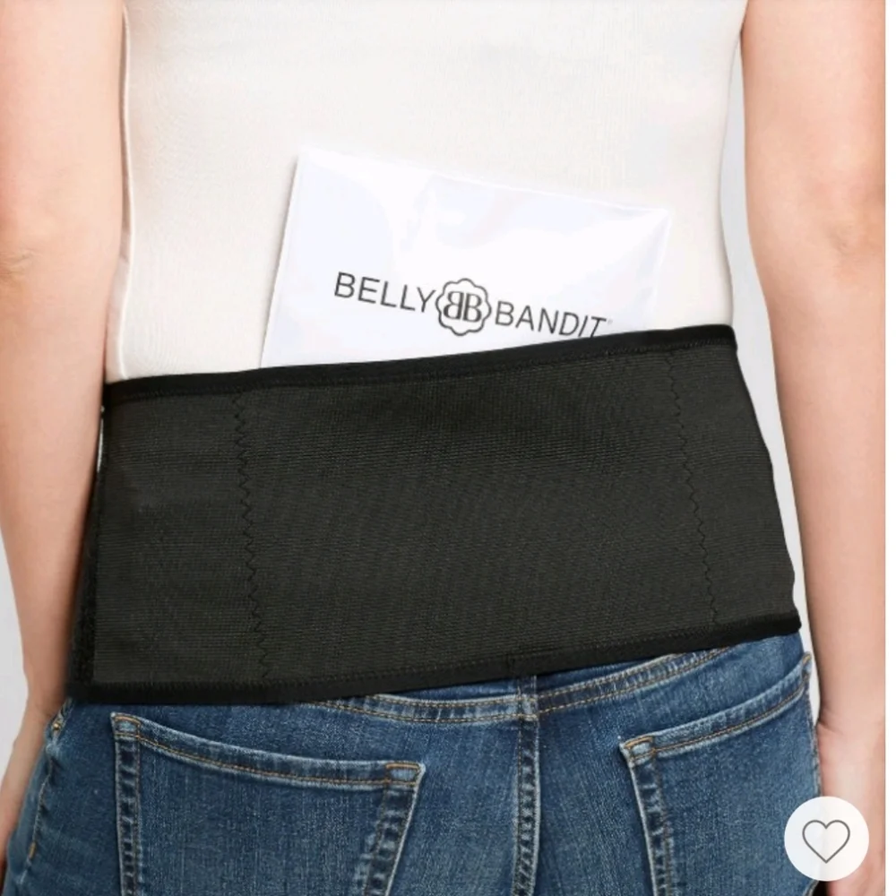 Belly & Back Maternity Support Belt- Belly Bandit Black Medium - Picture 4 of 8